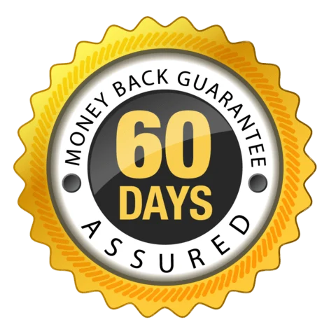 VittaBurn 60-day money-back guarantee badge